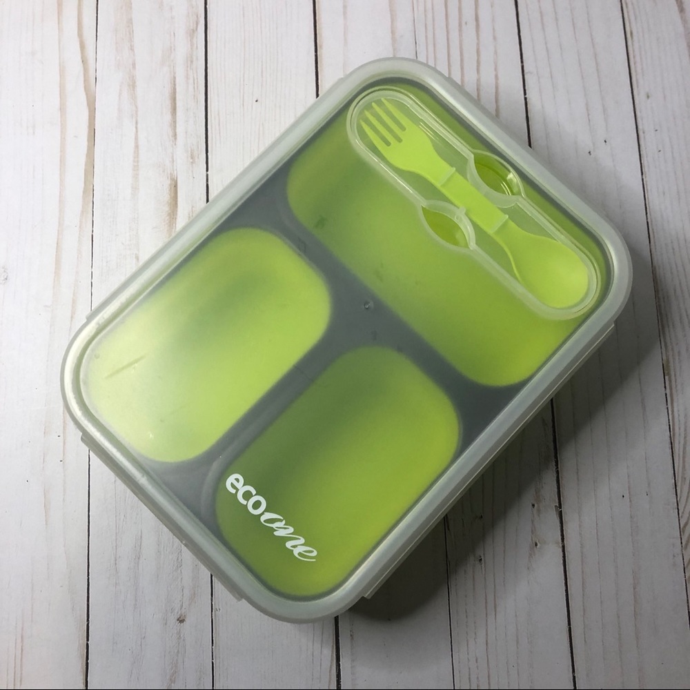 Eco One Silicone Bento Box - Green